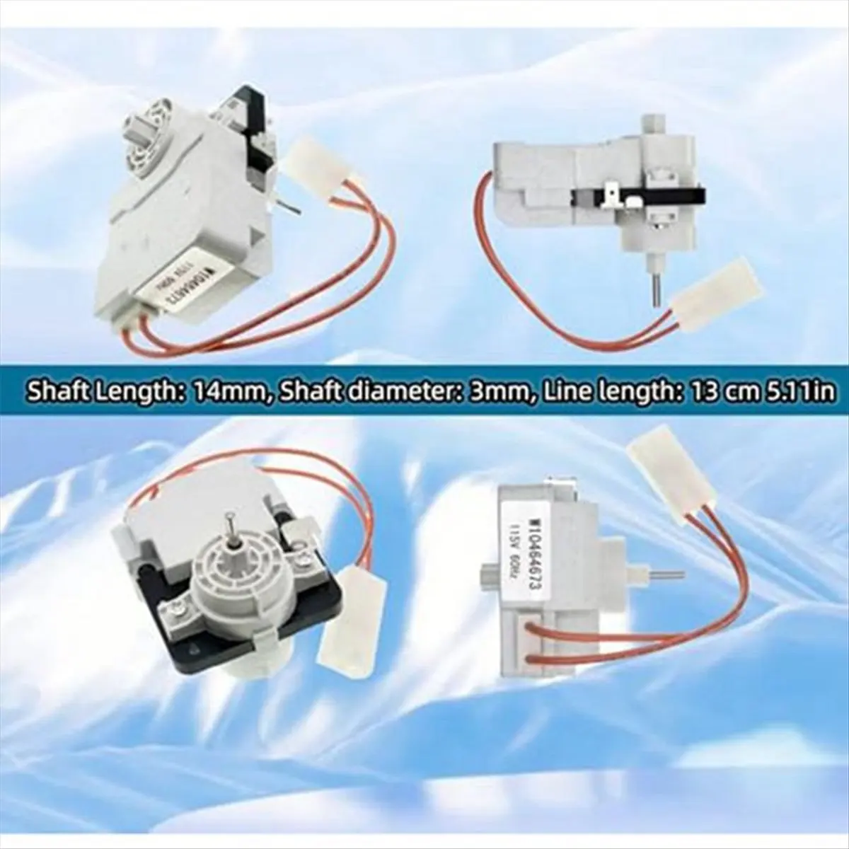 A78I Refrigerator Evaporator Fan Motor for WPW10464673 PS7320664 PS11755167 3020513 115V 60Hz W10464673
A78I Refrigerator Evaporator Fan Motor for WPW10464673 PS7320664 PS11755167 3020513 115V 60Hz W10464673