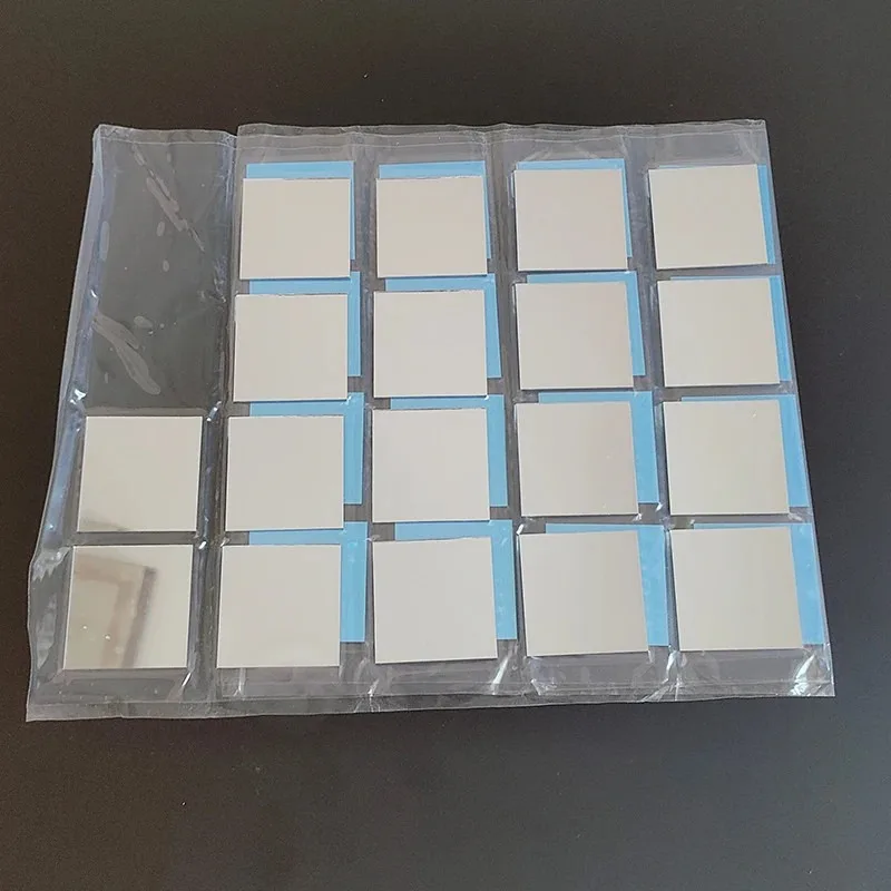 2PC 10-50mm Reflecting Surface Reflector Square Optical Front Surface Mirror Scanner Projector Camera Optical Instruments Mirror