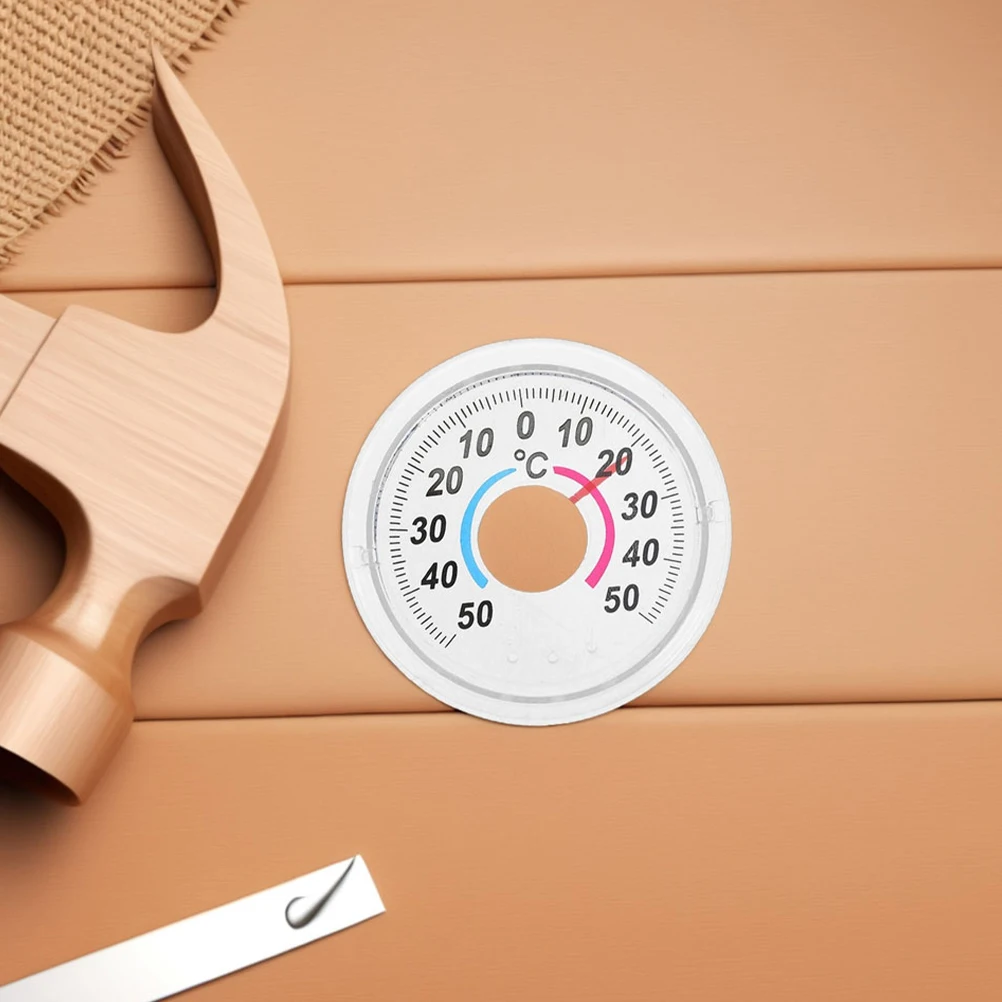 Compact Round Thermometer for Indoor Outdoor Use Portable Temperature Meter for Door Window Patio Wall House Climate Monitoring
Compact Round Thermometer for Indoor Outdoor Use Portable Temperature Meter for Door Window Patio Wall House Climate Monitoring