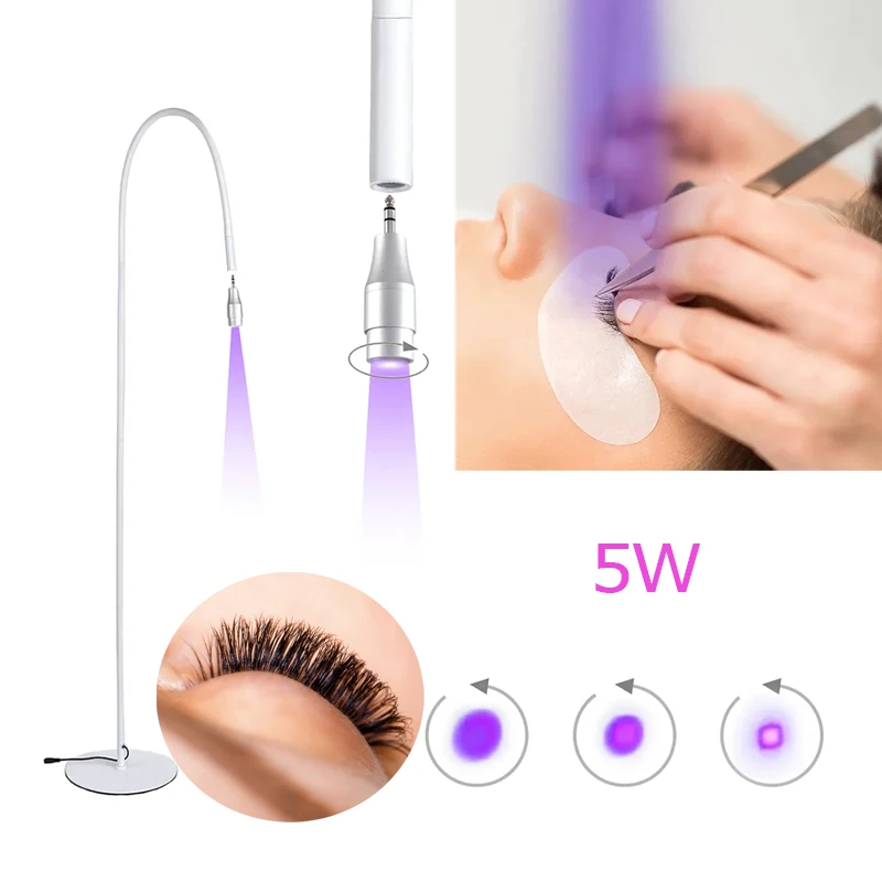 395nm White Uv Lamp For Eyelash UV Drying Eyelash Extension UV Lamp Floor 5W UV LED Light for Extension Lashes Lamp ER/KR Plug
395nm White Uv Lamp For Eyelash UV Drying Eyelash Extension UV Lamp Floor 5W UV LED Light for Extension Lashes Lamp ER/KR Plug