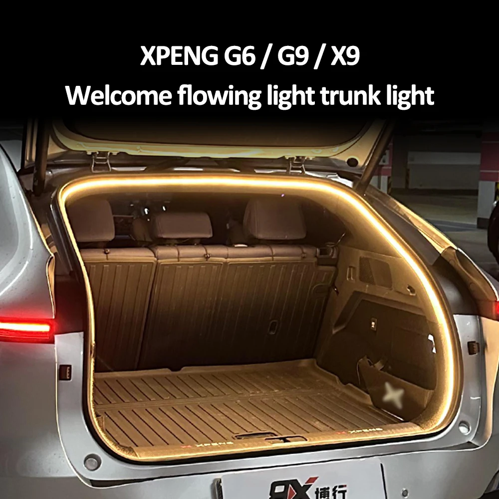 For Xpeng G6 G9 X9 Welcome Flowing Light Trunk Lights Ambient Lights Tailgate Lighting Modified Accessories Interior Decoration
For Xpeng G6 G9 X9 Welcome Flowing Light Trunk Lights Ambient Lights Tailgate Lighting Modified Accessories Interior Decoration