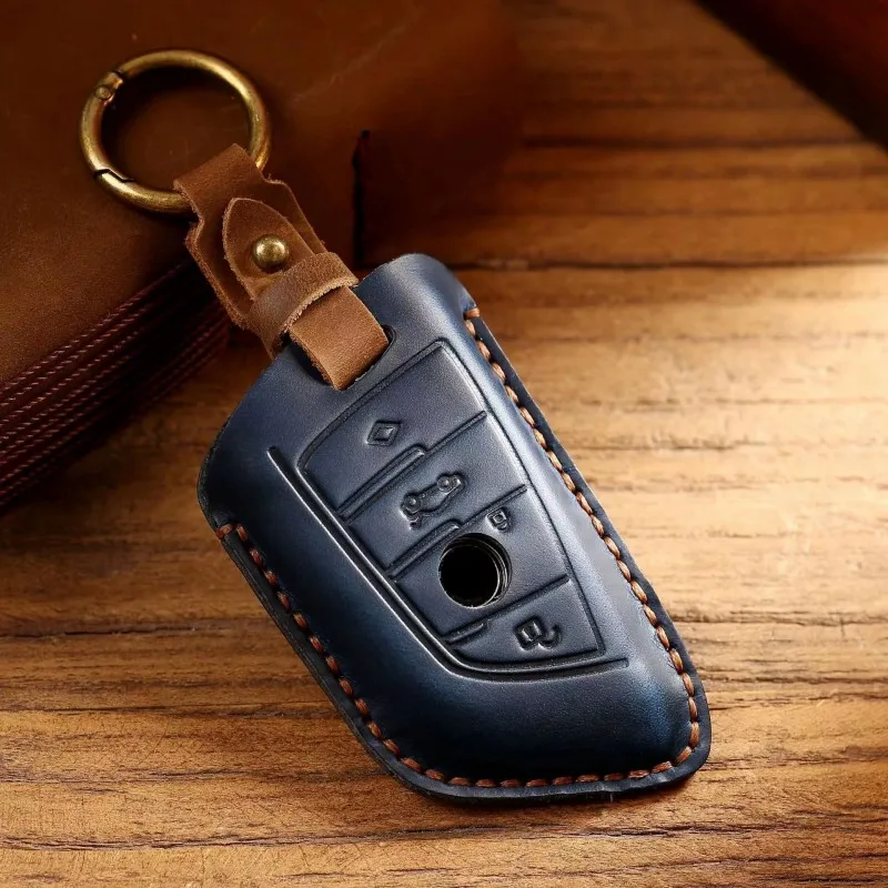 Men Light Luxury Mature Leather Car Key Case Anti-fall Protective Shell For Bmw F20 G20 G30 X1 X3 X4 X5 G05 X6 Car Accessory
Men Light Luxury Mature Leather Car Key Case Anti-fall Protective Shell For Bmw F20 G20 G30 X1 X3 X4 X5 G05 X6 Car Accessory