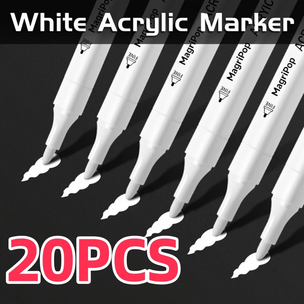 20/5/1 шт. белый акриловый маркер, перманентная ручка, художественные принадлежности для черной бумаги, шины, пластика, камня, металла, живопись для начинающих художников
20/5/1 шт. белый акриловый маркер, перманентная ручка, художественные принадлежности для черной бумаги, шины, пластика, камня, металла, живопись для начинающих художников