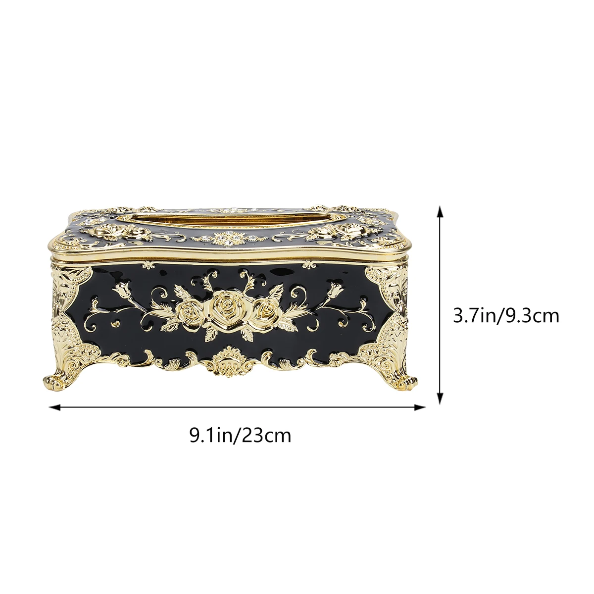 Plastic Tissue Box Napkin Holder Large Opening Removable Design Bathroom Hotel Room Bedroom Car Office Rose Pattern
Plastic Tissue Box Napkin Holder Large Opening Removable Design Bathroom Hotel Room Bedroom Car Office Rose Pattern