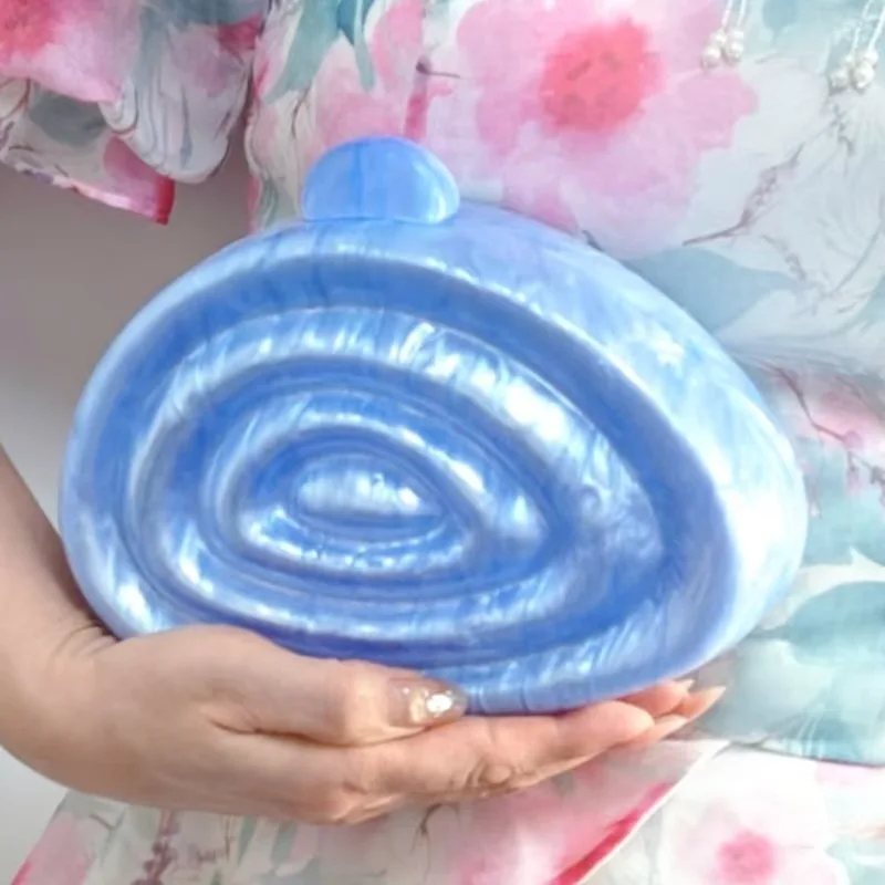 Women Blue Round Acrylic Dinner Bags Box Day Clutch Purse Handbags Small Summer Wedding Party Evening Bag Chain Shoulder Bags
Women Blue Round Acrylic Dinner Bags Box Day Clutch Purse Handbags Small Summer Wedding Party Evening Bag Chain Shoulder Bags