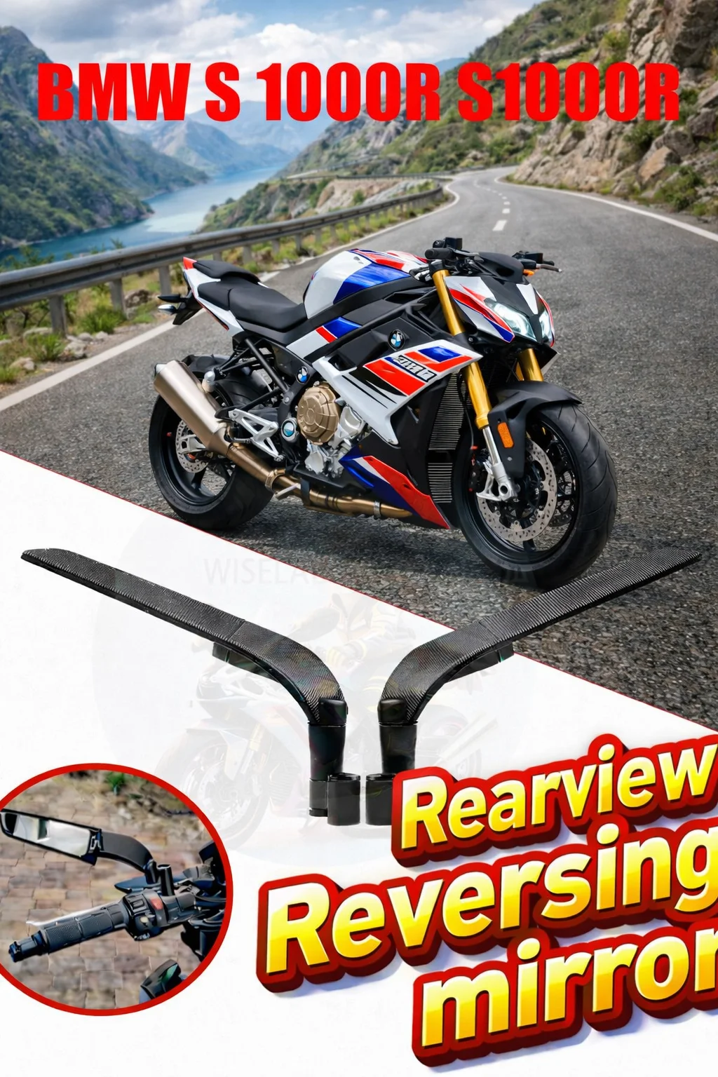 For BMW S 1000R S1000R 2021 2022 2023 Motorcycle Accessories carbon fibre Mirror Stealth Winglets Rearview Mirrors
For BMW S 1000R S1000R 2021 2022 2023 Motorcycle Accessories carbon fibre Mirror Stealth Winglets Rearview Mirrors