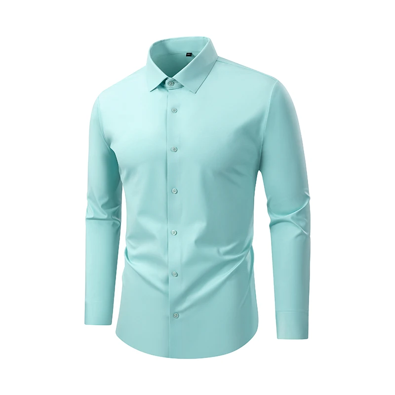 Men's long-sleeved plain-colored seamless shirt, casual, versatile, comfortable, fashionable, suitable for daily wear, fits well
Men's long-sleeved plain-colored seamless shirt, casual, versatile, comfortable, fashionable, suitable for daily wear, fits well