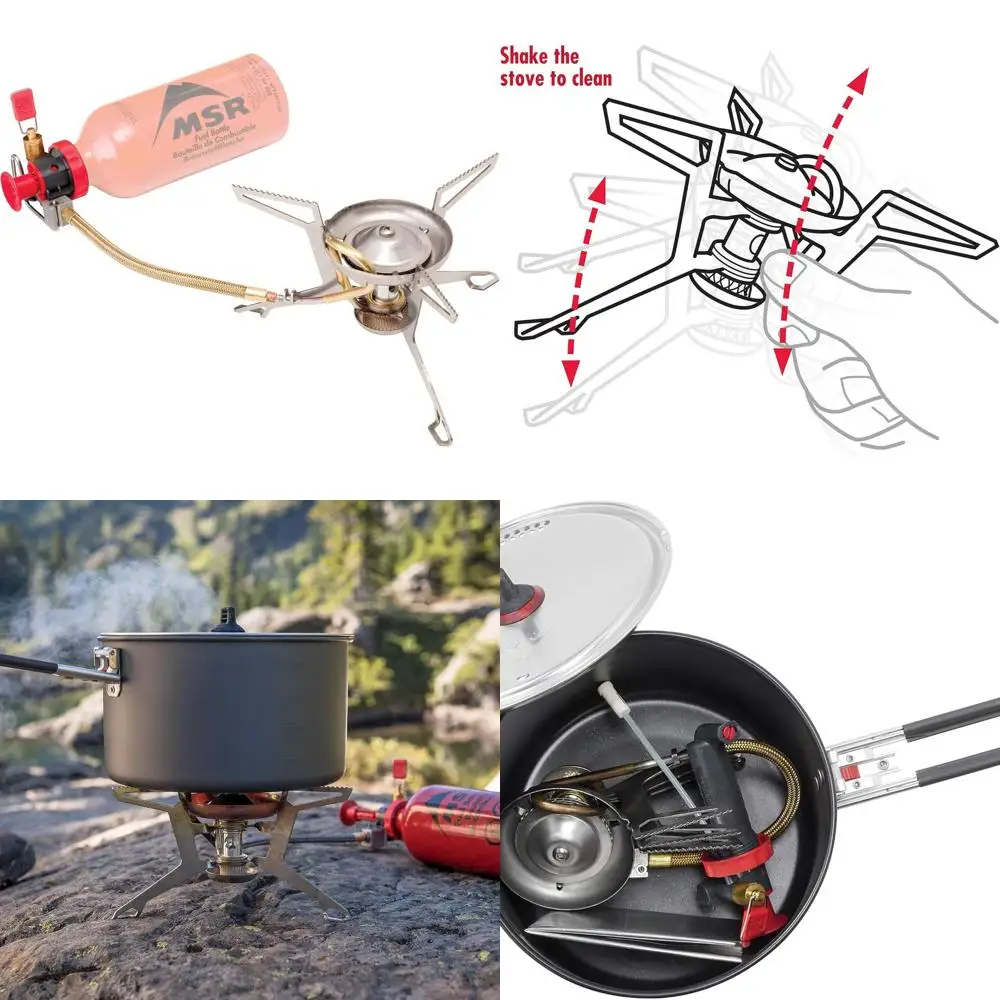 WhisperLite International Compact Multi-fuel Camping and Backpacking Stove
WhisperLite International Compact Multi-fuel Camping and Backpacking Stove