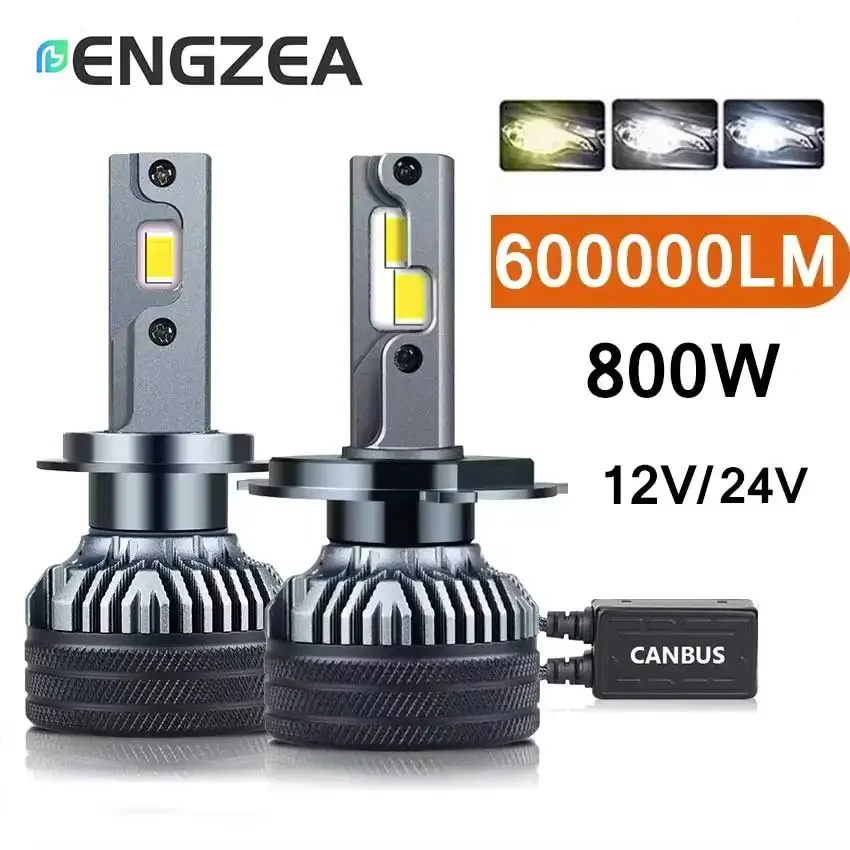 ENGZEA H7 H4 Led 600000LM 800W Двойная медная трубка для автомобиля H1 H11 6000K 12V Автомобиль 24V Грузовик 9005 HB4 9006 Светодиодная лампа для фар
ENGZEA H7 H4 Led 600000LM 800W Двойная медная трубка для автомобиля H1 H11 6000K 12V Автомобиль 24V Грузовик 9005 HB4 9006 Светодиодная лампа для фар
