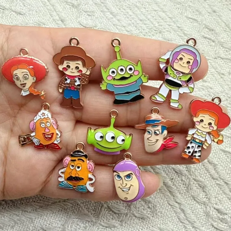 10pcs Cartoon Toy Story Decorations Cute Alloy Pendant Anime Figures DIY Creative Fashion Jewelry Accessories Gift
10pcs Cartoon Toy Story Decorations Cute Alloy Pendant Anime Figures DIY Creative Fashion Jewelry Accessories Gift