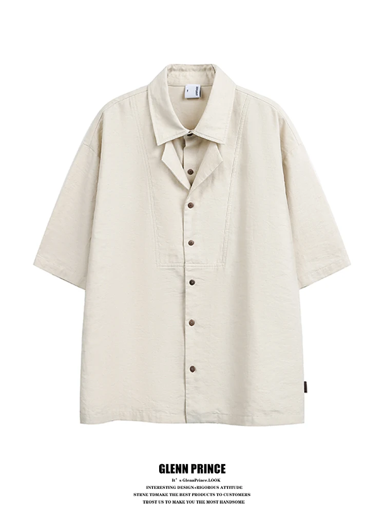 Men's Cleanfit Breathable Short Sleeve Shirt Double Layer Collar Mixed Fibre Loose Fit Summer Casual Wear Comfortable Linen B...
Men's Cleanfit Breathable Short Sleeve Shirt Double Layer Collar Mixed Fibre Loose Fit Summer Casual Wear Comfortable Linen B...