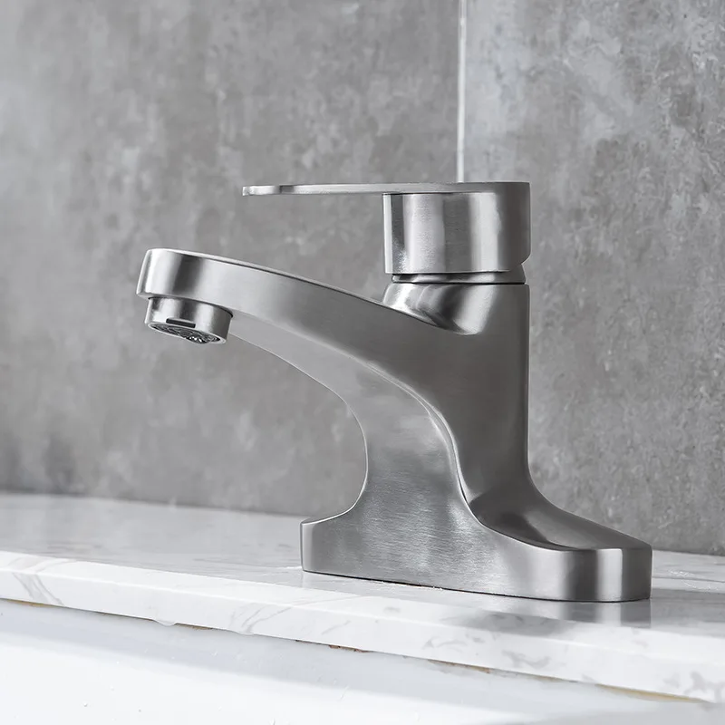 Toilet Countertop Washbasin Faucets 304 Stainless Steel Bathroom Faucets Single Lever Kitchen Faucet Cold and Hot Water Tap
Toilet Countertop Washbasin Faucets 304 Stainless Steel Bathroom Faucets Single Lever Kitchen Faucet Cold and Hot Water Tap