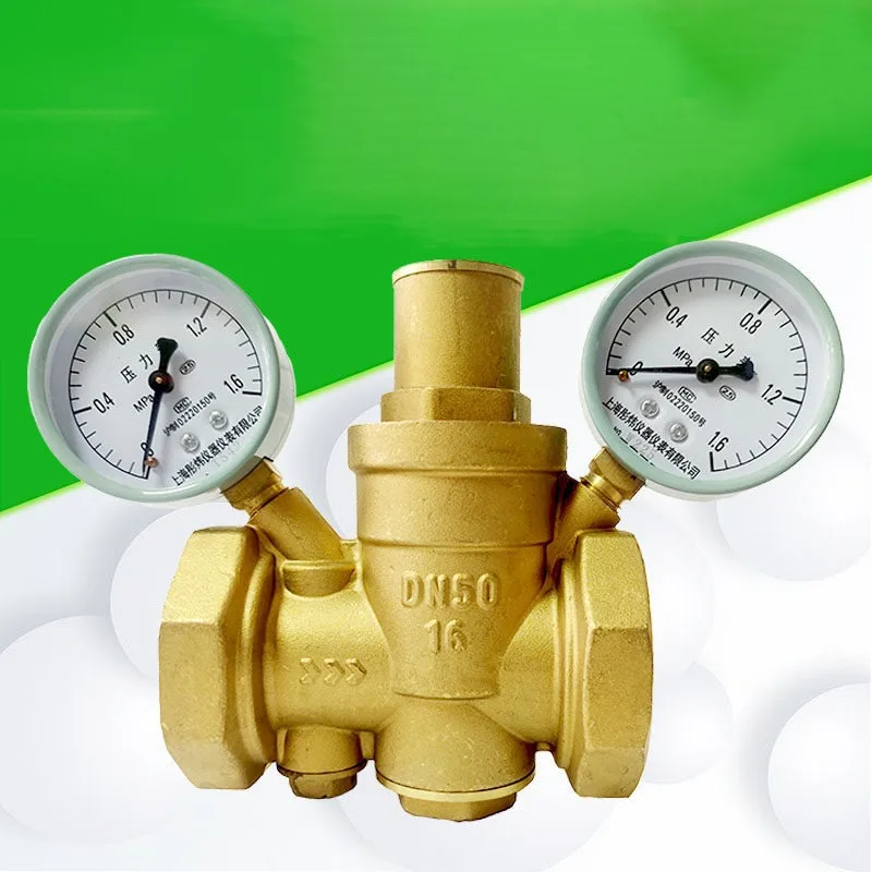 1/2" 3/4" 1" High Quality Adjustable Water Reducing Valve Female Thread Brass Pressure Gauge Regulator Valves With Dual Gauge
1/2" 3/4" 1" High Quality Adjustable Water Reducing Valve Female Thread Brass Pressure Gauge Regulator Valves With Dual Gauge