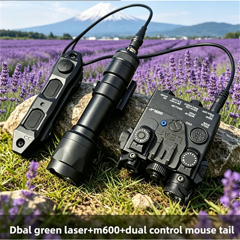 Integrated IR Laser Red Green Dot Sight DBAL A2 PEQ15 Style With M600 White Scout Flashlight For 20mm Picatinny Rail Gear
Integrated IR Laser Red Green Dot Sight DBAL A2 PEQ15 Style With M600 White Scout Flashlight For 20mm Picatinny Rail Gear