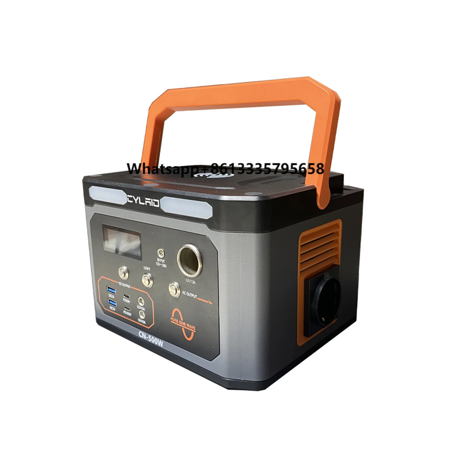 USB Type C Portable Power Station Bank High Capacity 540Wh 500w 110V DC AC Output for Camping Home Emergency Use Car Accessible
USB Type C Portable Power Station Bank High Capacity 540Wh 500w 110V DC AC Output for Camping Home Emergency Use Car Accessible