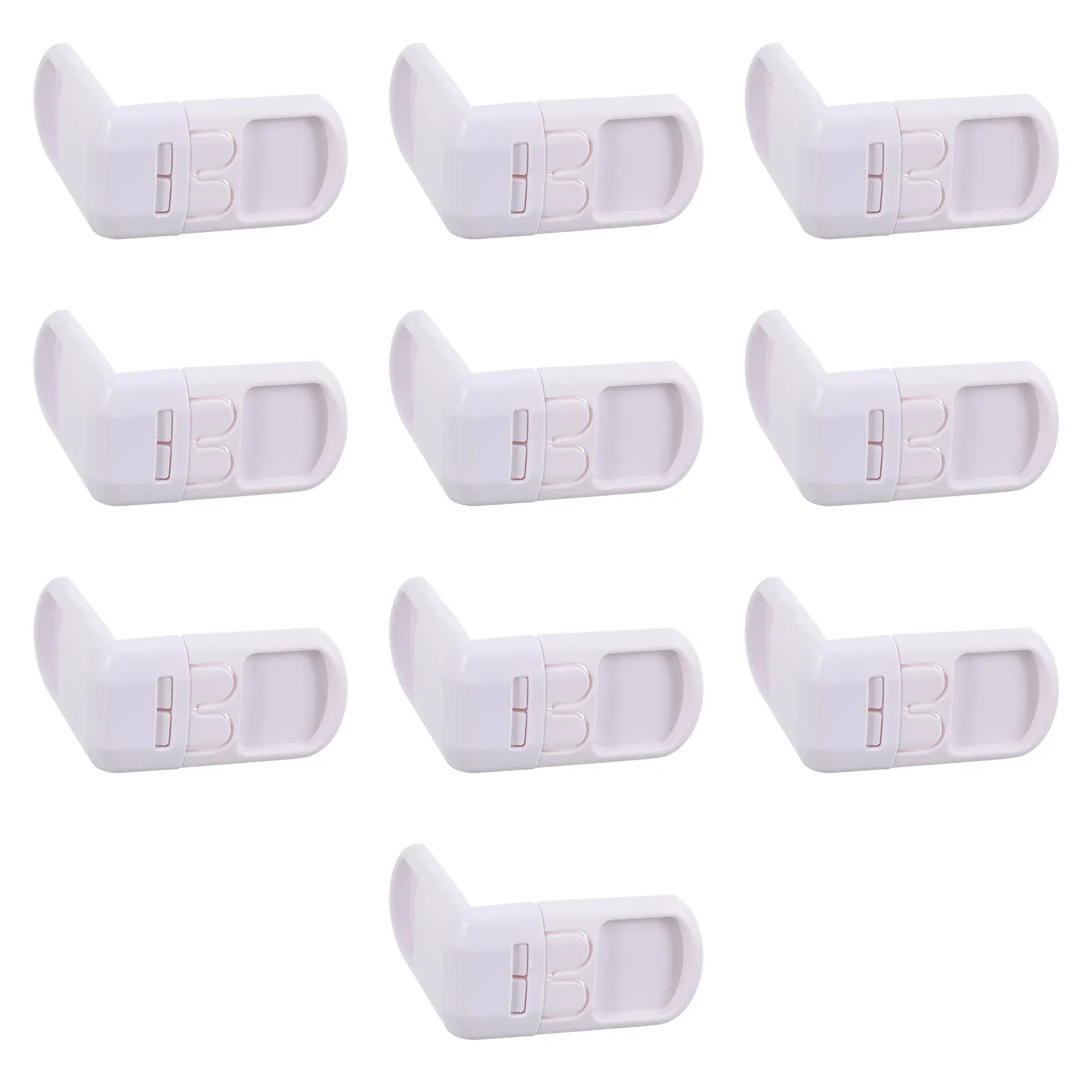 10Pcs Safety Lock Easy Use Childproof Cabinet Drawer Locks Anti Pinch Latch Safety Locks for Home Office School
10Pcs Safety Lock Easy Use Childproof Cabinet Drawer Locks Anti Pinch Latch Safety Locks for Home Office School