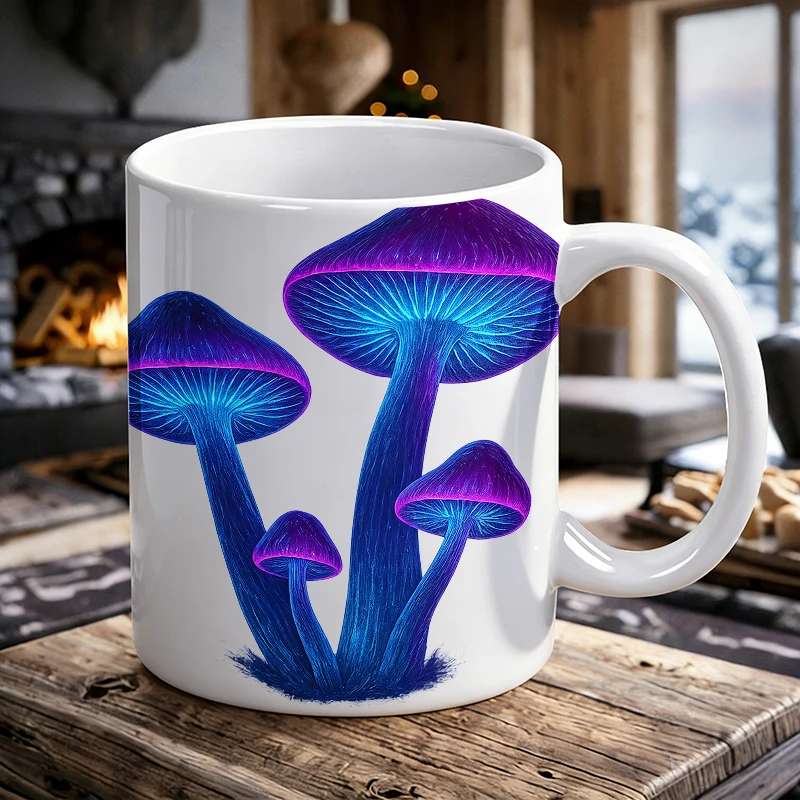 Vibrant Neon Mushroom Print - Artistic Home Decor printed Mug Coffee Cup Ceramic Cup
Vibrant Neon Mushroom Print - Artistic Home Decor printed Mug Coffee Cup Ceramic Cup