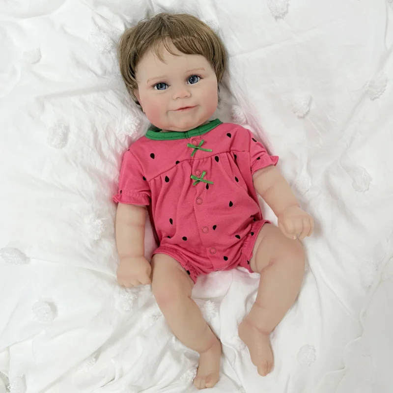 19inch Full Vinyl Body Reborn Baby Doll Maddie Lifelike Princess Baby Girl Dolls with Rooted Hair Washable Bonecas Reborn Dolls
19inch Full Vinyl Body Reborn Baby Doll Maddie Lifelike Princess Baby Girl Dolls with Rooted Hair Washable Bonecas Reborn Dolls