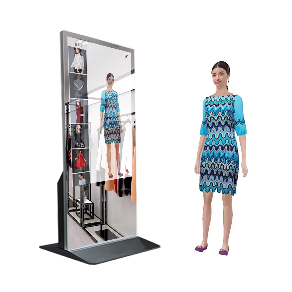32inch Lcd Smart Magic Mirror Display Vertical Advertising Screens For Clothing Store
32inch Lcd Smart Magic Mirror Display Vertical Advertising Screens For Clothing Store