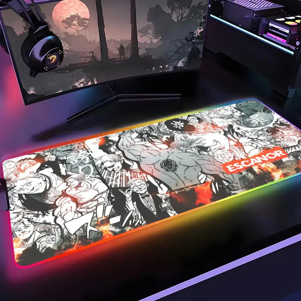 Escanor Seven Deadly Sins Mouse Pad Gamer Rgb Desk Mat Back Light Led Mousepad Setup Gaming Accessories Deskmat Big Mousepad
Escanor Seven Deadly Sins Mouse Pad Gamer Rgb Desk Mat Back Light Led Mousepad Setup Gaming Accessories Deskmat Big Mousepad