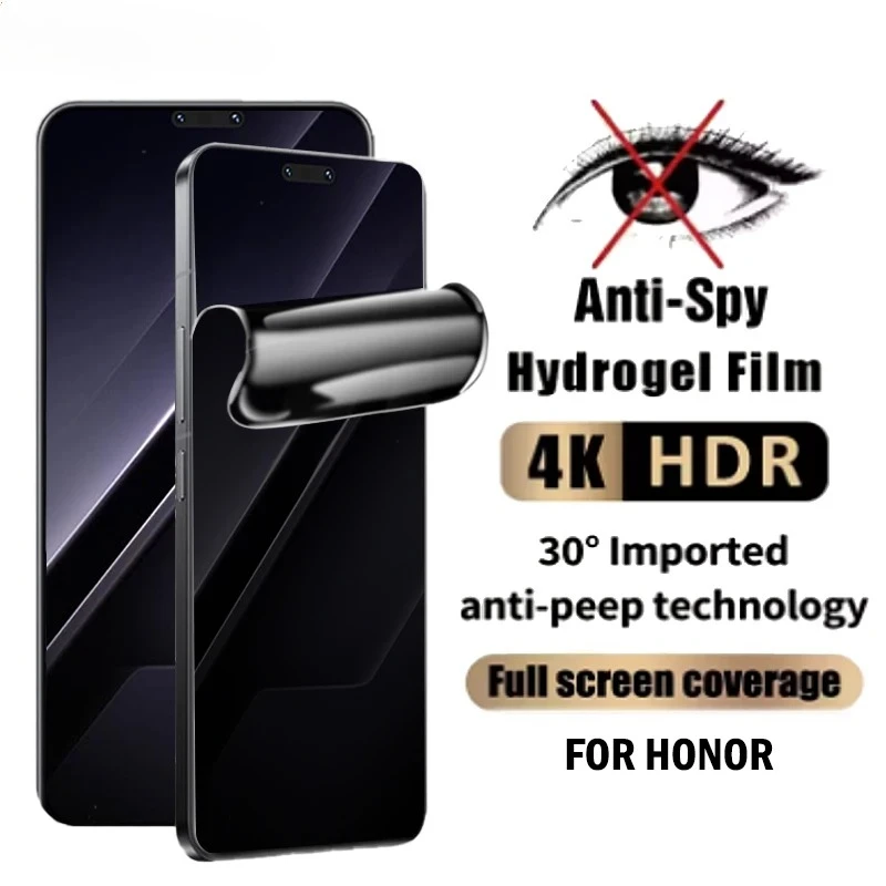 1-2Piece Full Curved Anti Spy Hydrogel Film for Honor Magic7 6 RSR Porsche Design Screen Protector for Magic7 6 5 4 Pro Ultimate
1-2Piece Full Curved Anti Spy Hydrogel Film for Honor Magic7 6 RSR Porsche Design Screen Protector for Magic7 6 5 4 Pro Ultimate