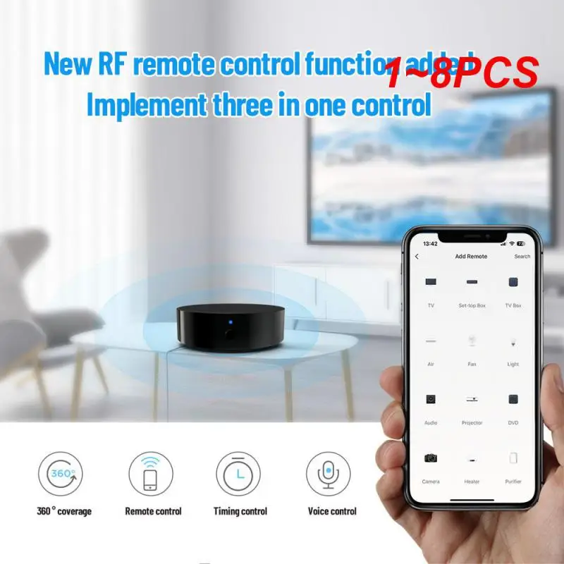 1 ~ 8 шт. Универсальный WiFi ИК-контроллер Tuya, приложение Smartlife дистанционное управление, умная Автоматизация для дома, Alexa
1 ~ 8 шт. Универсальный WiFi ИК-контроллер Tuya, приложение Smartlife дистанционное управление, умная Автоматизация для дома, Alexa