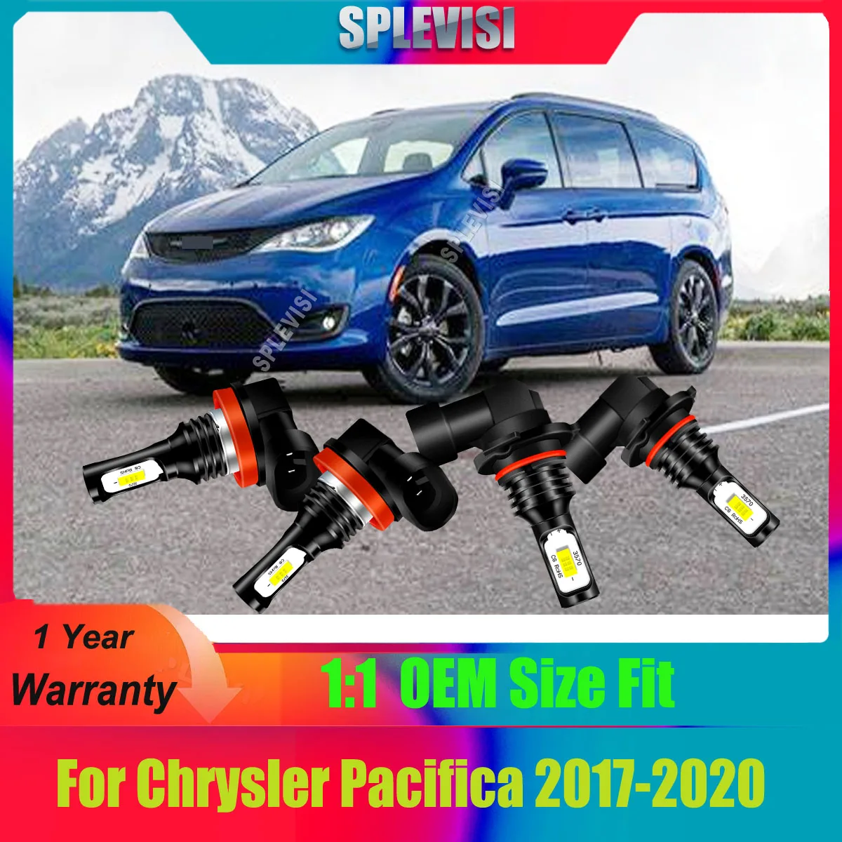 LED Headlight Fog Lights 200% Brighter than Halogen with Crystal Clear Beam Pattern For Chrysler Pacifica 2017 2018 2019 2020
LED Headlight Fog Lights 200% Brighter than Halogen with Crystal Clear Beam Pattern For Chrysler Pacifica 2017 2018 2019 2020