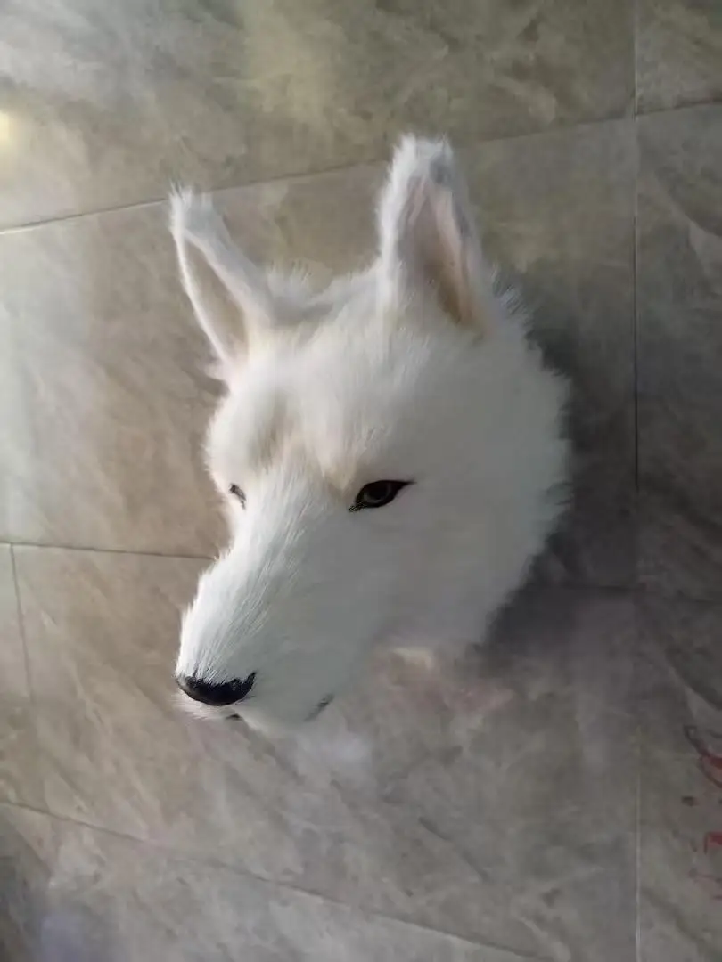 white simulation polyethylene&furs wolf head model wall pendant gift 30cm xf951
white simulation polyethylene&furs wolf head model wall pendant gift 30cm xf951