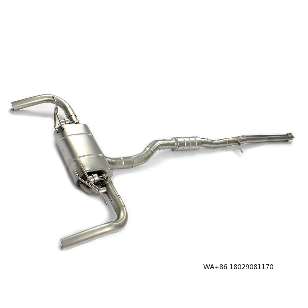 Выхлопная система глушителя Performance Catback для CLA45 2.0T 2014-2023, выхлопная система автомобиля с выпускным клапаном
Выхлопная система глушителя Performance Catback для CLA45 2.0T 2014-2023, выхлопная система автомобиля с выпускным клапаном