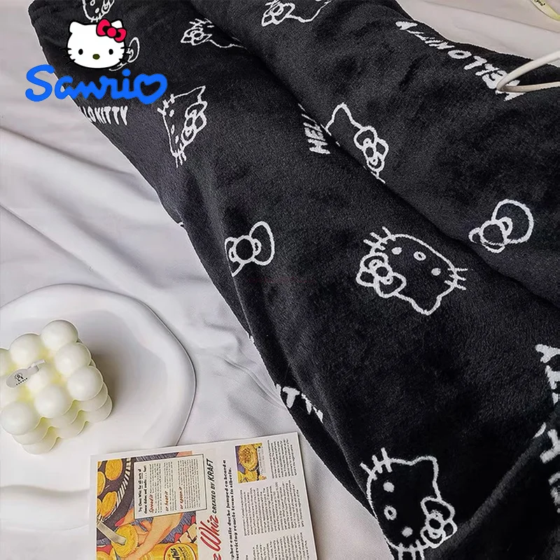 Sanrio Hello Kitty Flannel Pajamas Black Women's Warm Woolen Cartoon Casual Home Pants In Autumn Winter Fashion Trousers Gift
Sanrio Hello Kitty Flannel Pajamas Black Women's Warm Woolen Cartoon Casual Home Pants In Autumn Winter Fashion Trousers Gift