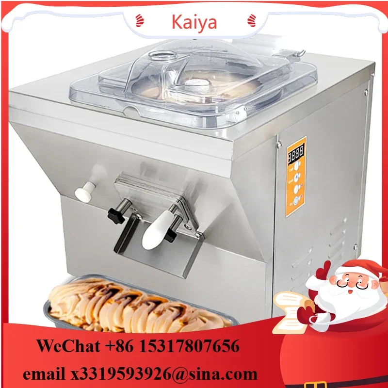Commercial Desktop Hard Ice Cream Machine Stainless Steel for Turkish and Italian Style Production
Commercial Desktop Hard Ice Cream Machine Stainless Steel for Turkish and Italian Style Production
