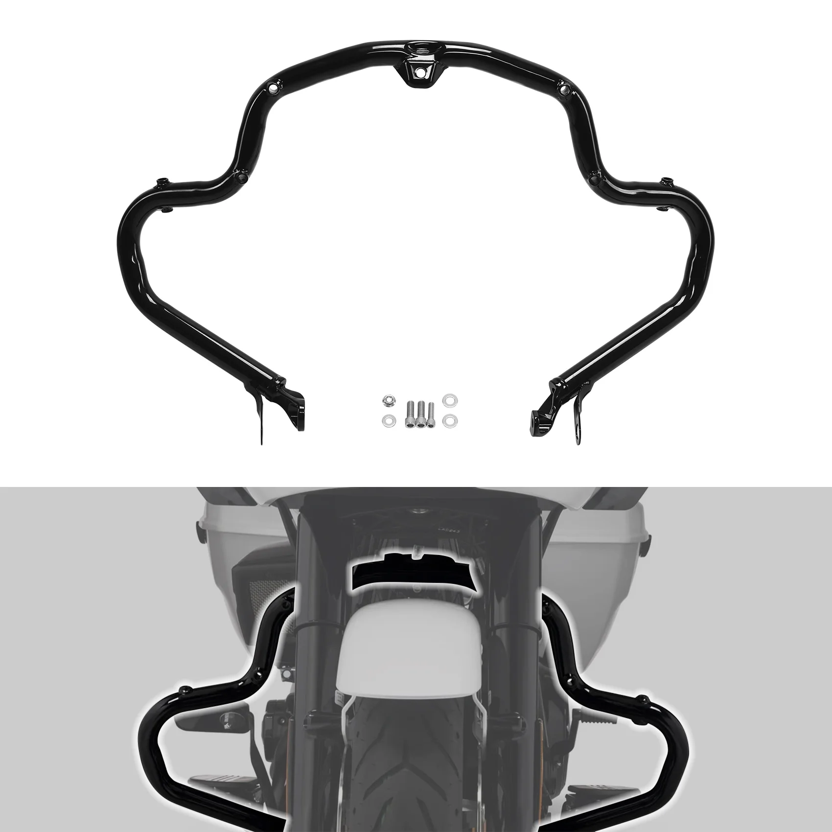 Motorcycle Highway Engine Guard Crash Bar Fit For Harley CVO Street Glide 2023-2025 2024
Motorcycle Highway Engine Guard Crash Bar Fit For Harley CVO Street Glide 2023-2025 2024