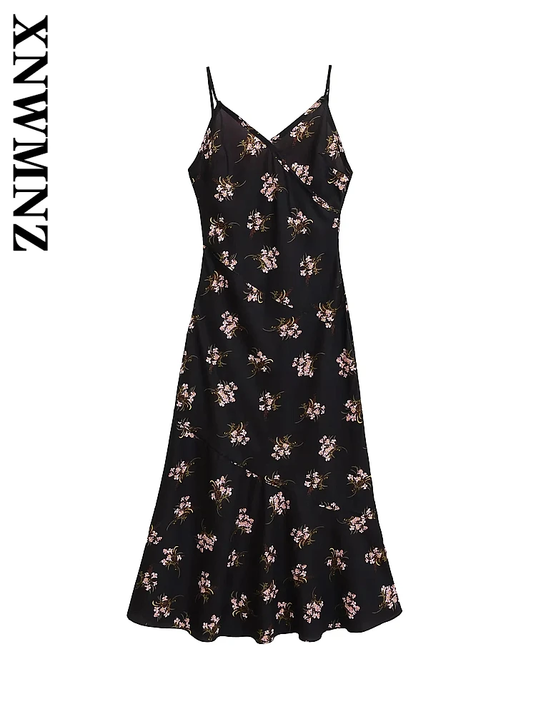 XNWMNZ 2025 Summer Lady Trendy Sleeveless Top Dresses Glamorous Woman V-Collar Midi Skirt Regular Fit Slip dress Print Floral
XNWMNZ 2025 Summer Lady Trendy Sleeveless Top Dresses Glamorous Woman V-Collar Midi Skirt Regular Fit Slip dress Print Floral