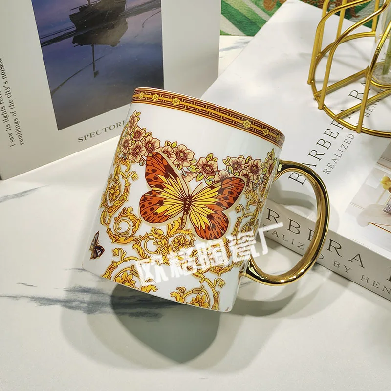 Luxury - Style Creative Bone China Breakfast Milk Cup Oatmeal Cup Mug for Office & Coffee Shop High - End Tableware
Luxury - Style Creative Bone China Breakfast Milk Cup Oatmeal Cup Mug for Office & Coffee Shop High - End Tableware