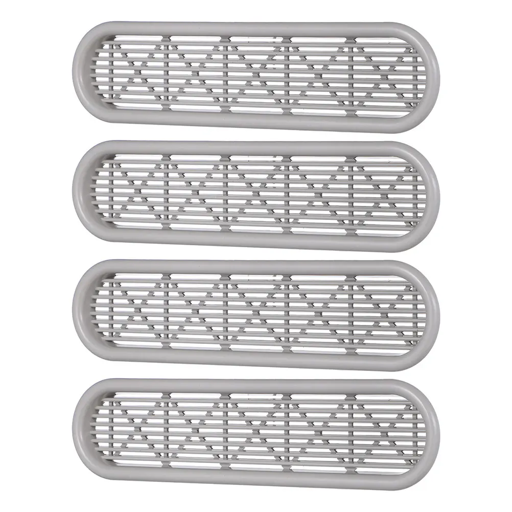 4 Pcs Ventilation Grid Accessories Modern Air Grille Cover Plastic Vents Wardrobe Shoe Cabinet Home Ventilation System Outlet
4 Pcs Ventilation Grid Accessories Modern Air Grille Cover Plastic Vents Wardrobe Shoe Cabinet Home Ventilation System Outlet