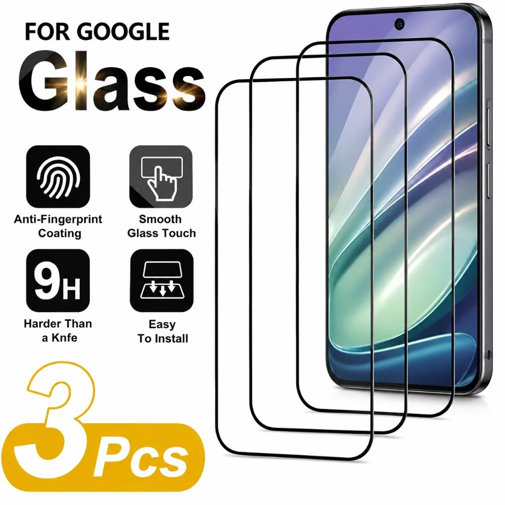 3Pcs Full Coverage Tempered Glass for Google Pixel 10/9/Pro XL/10/9/8/Pro/10/10a/9/9a/8/8a/7/7a/6/ Anti-Scratch Screen Protector
3Pcs Full Coverage Tempered Glass for Google Pixel 10/9/Pro XL/10/9/8/Pro/10/10a/9/9a/8/8a/7/7a/6/ Anti-Scratch Screen Protector