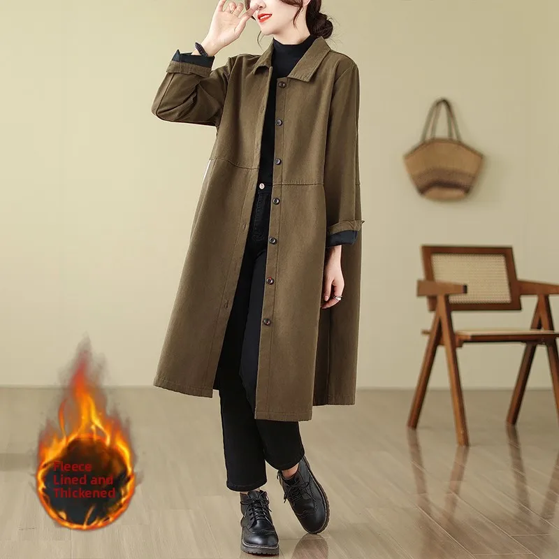 plus Size Fashionable Women's Winter Coat Thickened Casual Mid-Length Women's Outerwear Jacket Windbreaker Comfortable Fit
plus Size Fashionable Women's Winter Coat Thickened Casual Mid-Length Women's Outerwear Jacket Windbreaker Comfortable Fit