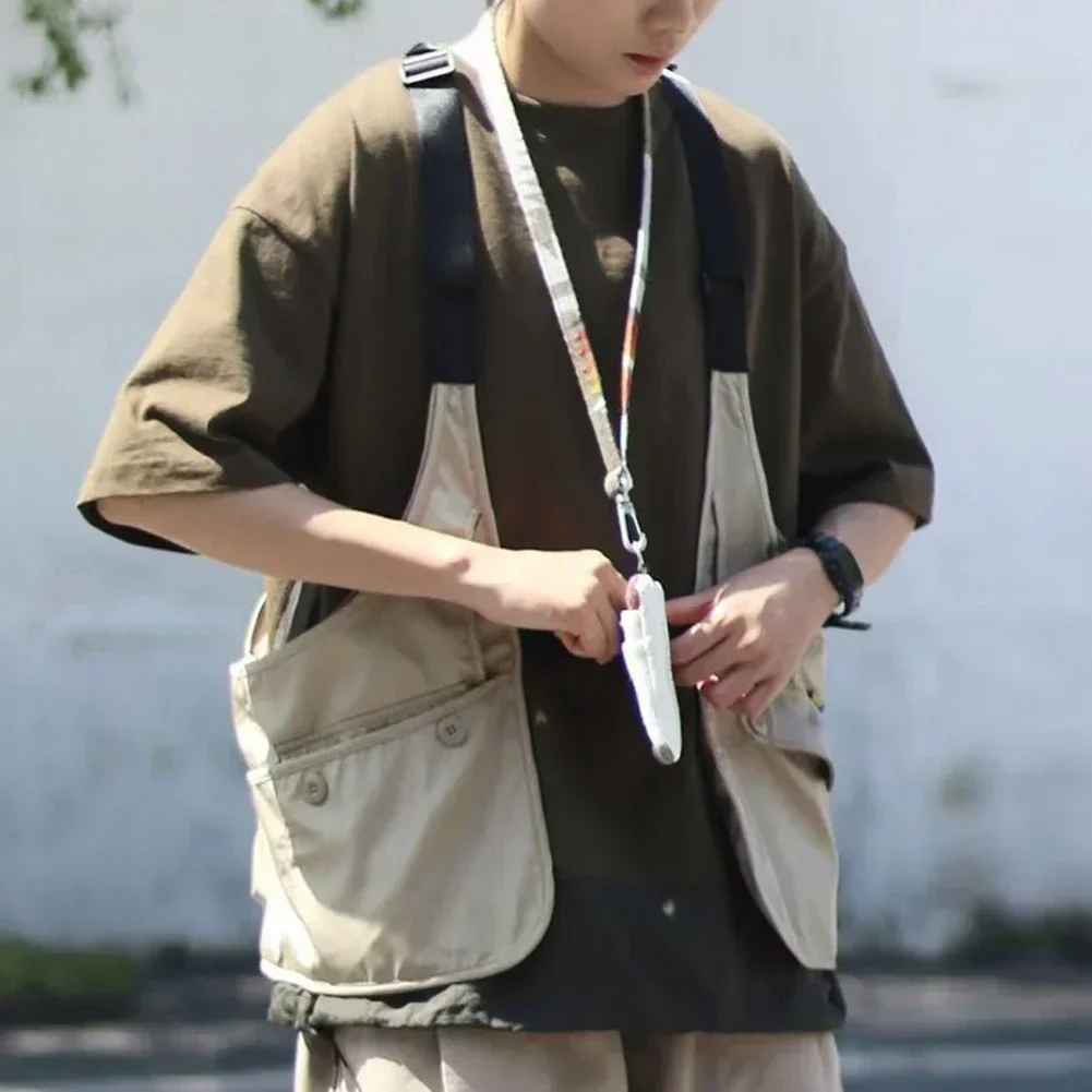 Top Vest Hip Hop Loose Men Sleeveles Adjustable Big Pocket Casual Fashion High-capacity Solid Color Streetwear
Top Vest Hip Hop Loose Men Sleeveles Adjustable Big Pocket Casual Fashion High-capacity Solid Color Streetwear