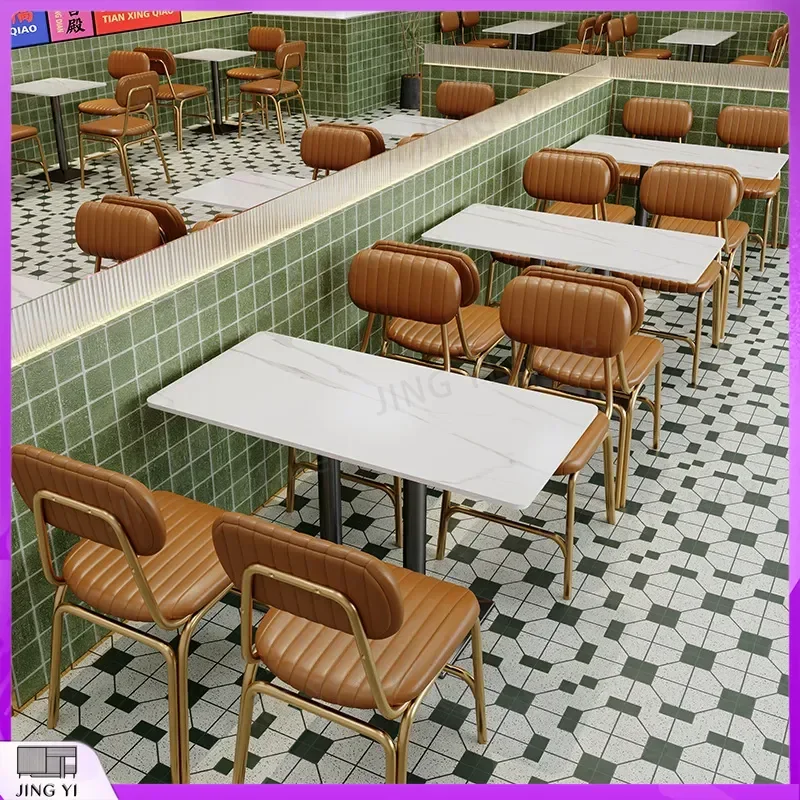 Rattan Dining Table and Chair Set with Wrought Iron Frame Commercial Restaurant Furniture Slate Top Outdoor Indoor Use Coffee
Rattan Dining Table and Chair Set with Wrought Iron Frame Commercial Restaurant Furniture Slate Top Outdoor Indoor Use Coffee