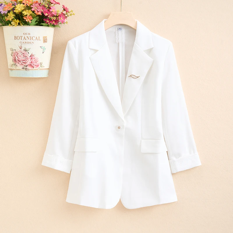 Spring 2026 Slim Fit Women's Short Length Seven Sleeve Thin Outerwear Belly Covering Fashionable Youthful Style Coat
Spring 2026 Slim Fit Women's Short Length Seven Sleeve Thin Outerwear Belly Covering Fashionable Youthful Style Coat