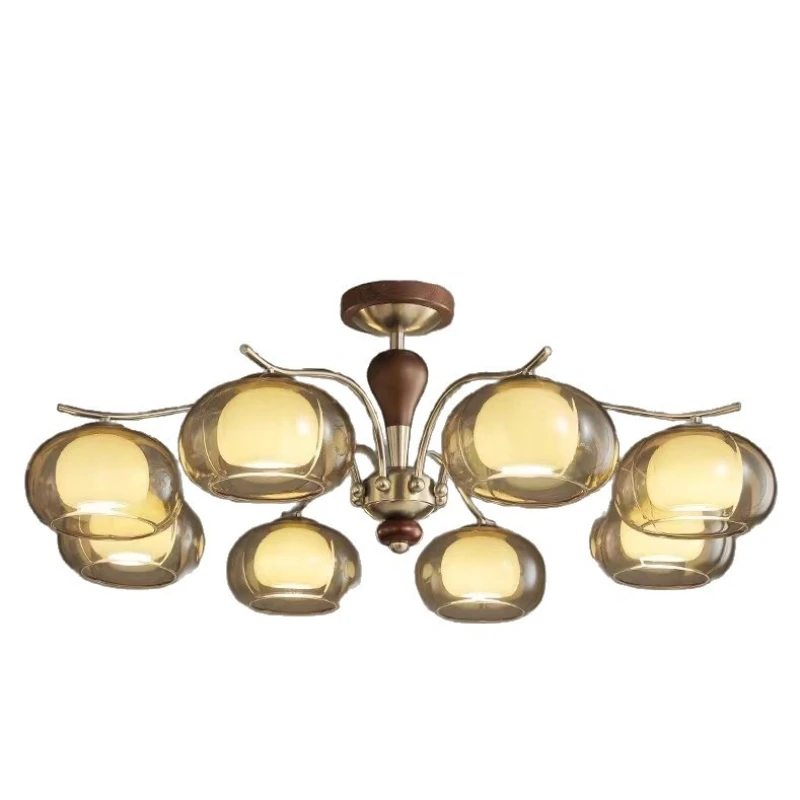 Living room ceiling lamp versatile dining room retro light luxury lamp high sense creative study bedroom chandelier
Living room ceiling lamp versatile dining room retro light luxury lamp high sense creative study bedroom chandelier