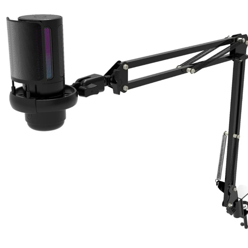 New USB microphone with RGB light switching one-click mute computer recording game competitive condenser microphone
New USB microphone with RGB light switching one-click mute computer recording game competitive condenser microphone