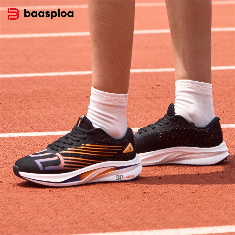 Baasploa Men Professional Sports Shoes Comfort Cushioning Running Shoes Couple Women Breathable Lightweight Elasticity Sneakers
Baasploa Men Professional Sports Shoes Comfort Cushioning Running Shoes Couple Women Breathable Lightweight Elasticity Sneakers