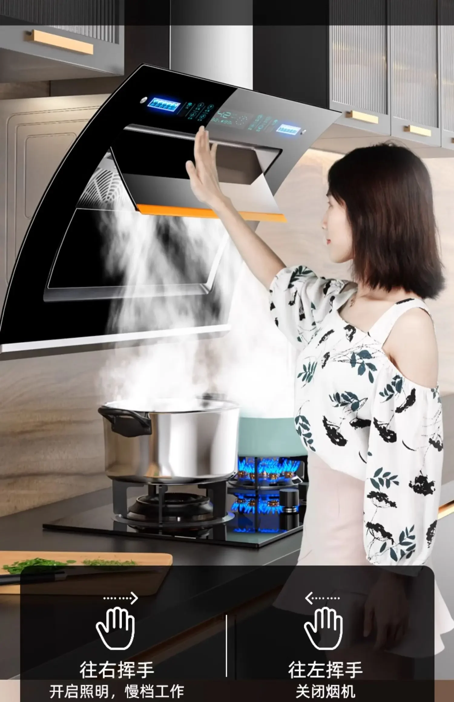 220V Haotaitai Dual Motor Range Hood Kitchen High Power Auto Cleaning Side Suction Extractor AE
220V Haotaitai Dual Motor Range Hood Kitchen High Power Auto Cleaning Side Suction Extractor AE