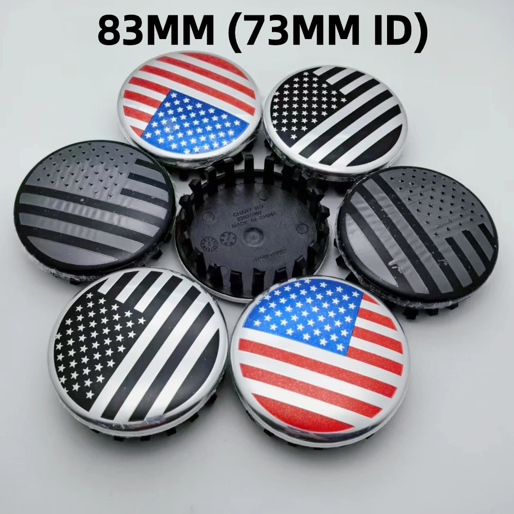 4pcs 83mm American Flag Logo Car Wheel Center Caps Styling Accessories for Chevrolet GMC Rim Hub Cover Stars And Stripes Badge
4pcs 83mm American Flag Logo Car Wheel Center Caps Styling Accessories for Chevrolet GMC Rim Hub Cover Stars And Stripes Badge