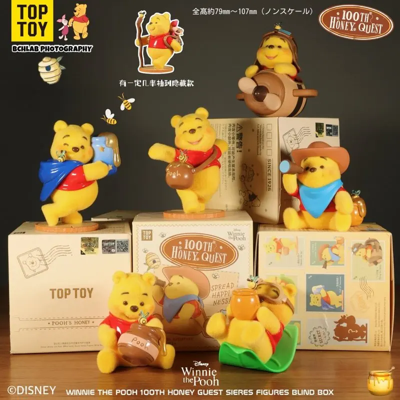 Genuine Disney Winnie The Pooh 100th Honey Quest Series Blind Box Cute Desktop Ornament Anime Figure Doll Mystery Box Toys Gift
Genuine Disney Winnie The Pooh 100th Honey Quest Series Blind Box Cute Desktop Ornament Anime Figure Doll Mystery Box Toys Gift