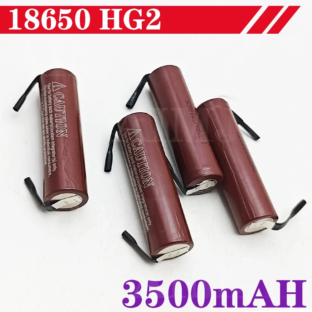 100% New HG2 18650 3500mAh Rechargeable battery 18650HG2 3.7V discharge 20A Power batteries + DIY Nickel
100% New HG2 18650 3500mAh Rechargeable battery 18650HG2 3.7V discharge 20A Power batteries + DIY Nickel
