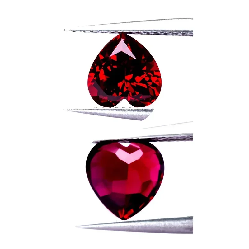 Heart Shape Pigeon Blood Red Rubellite Color Lab Grown Ruby VVS1 Gem for Charms Diy Jewelry Making with Certificate Wholesale
Heart Shape Pigeon Blood Red Rubellite Color Lab Grown Ruby VVS1 Gem for Charms Diy Jewelry Making with Certificate Wholesale