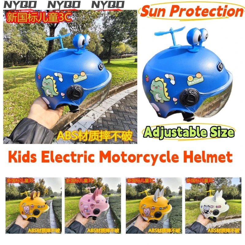Kids Electric Motorcycle Helmet Sun Protection Adjustable Size Unisex Breathable
Kids Electric Motorcycle Helmet Sun Protection Adjustable Size Unisex Breathable
