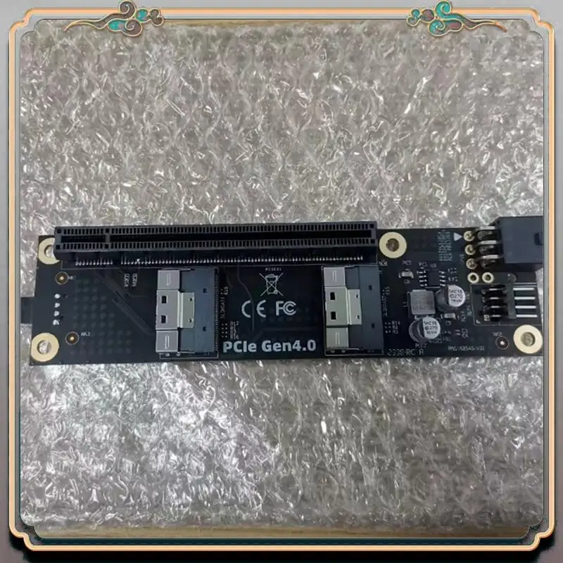 Durable Pcle4.0 SFF-8654 Conversion Board Pcie4.0 To SFF-8654 Converter SFF-8654 To Pcie 4.0 X16 Adapter Card
Durable Pcle4.0 SFF-8654 Conversion Board Pcie4.0 To SFF-8654 Converter SFF-8654 To Pcie 4.0 X16 Adapter Card